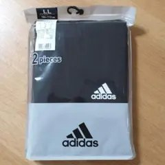 アディダス　半袖Tシャツ　LLサイズ　2枚入り　Vネック　黒　インナー 　グンゼ