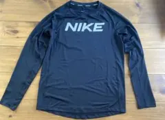ナイキ　Tシャツ 長袖　L レディース　ジュニア　ドライ　スポーツ　ブラック