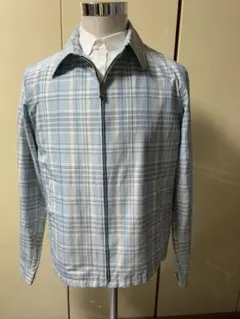 Aquascutum チェック柄 ジップアップ ブルゾンのサムネイル