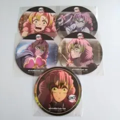 鬼滅の刃　甘露寺蜜璃　ufotable Cafe ドリンクコースター 5枚セット