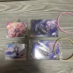 暁山瑞希　東雲絵名　アクリルキーホルダー　ゴムバンド　カード