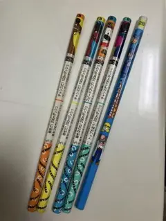 龍*マ様 みどりのマキバオー　バトル鉛筆　ロックマン　えんぴつ　平成レトロ　当時