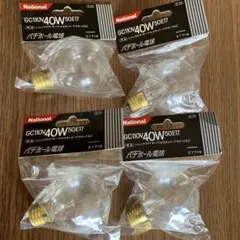【4個セット】National ナショナル　パナボール電球50ミリ40w E17のサムネイル
