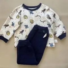 ユニクロ ＊ キルトパジャマ アニア恐竜 110