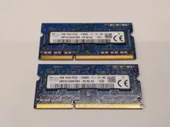 ノートPC用メモリ 4GB2枚セット DDR3L-12800S - メルカリ