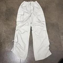 カーゴパンツ　オフホワイト　S