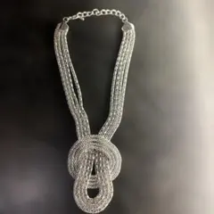 ヴィンテージ　ビーズネックレス