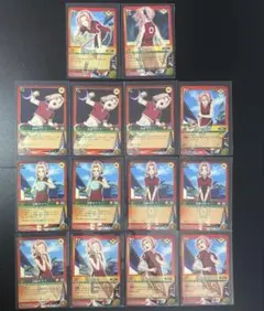 NARUTO ナルト カード 春野サクラ まとめ売り 希少品 - メルカリ