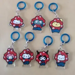 サンリオキャラクターズミャクミャクなりきりアクリルチャーム コンプリート
