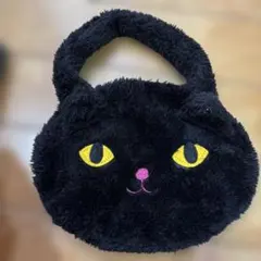 黒猫デザインポシェット
