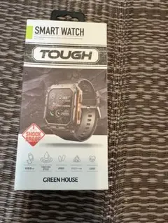 GREEN HOUSE スマートウォッチ 本体 GH-SMWGA-BK