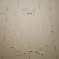 GU リブポロカーディガンQ レディース M カーディガン ポロシャツ