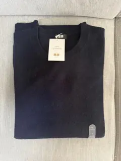 カシミヤクルーネックセーター