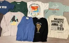【中古美品】ZARA　キッズTシャツ　9枚セット　ほとんどサイズ７・120cm