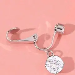 新品 フェイク へそピアス シルバー キラキラ 可愛い ボディ オシャレ 臍