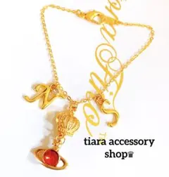 Crown♔✴︎pierce✴︎イニシャル ブレスレット⭐︎イニシャル2点デザイン