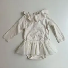 46.チュールつきロンパース 70サイズ相当 韓国子供服