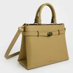 新品✨『CHARLES & KEITH』2way トート ショルダー バッグ Ｌ