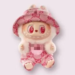 ラブブ　2点セット　オーバオル　ハット　可愛い　キュートな着せ替え