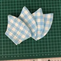 チェック柄インナー立体マスク【小さめ】