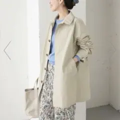 URBAN RESEARCH DOORS スタンドカラーミドルコート