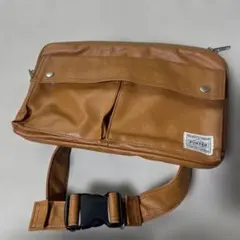 PORTER ポーター ウエストバッグ ボディバッグ キャメル 吉田カバン