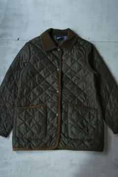 00s OLDGAP キルティングジャケット カーキ コーデュロイ襟