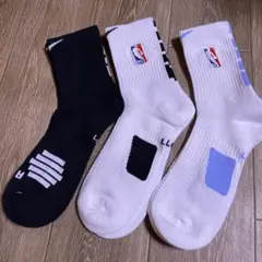 NBA バスケットボールソックス Lサイズ 3足セット