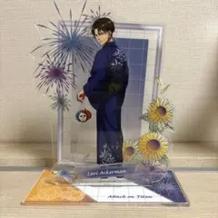 進撃の巨人 リヴァイ ビッグジオラマアクリルフィギュア GiGO限定 中古品