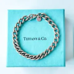 名作 90s Tiffany ティファニー ヴィンテージ レザー ブレスレット