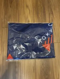 ★FC東京★ポンチョ型ブランケット　応援グッズ ネイビー