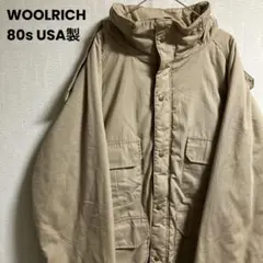 80s USA製 WOOLRICH マウンテンパーカー 中綿 ウール