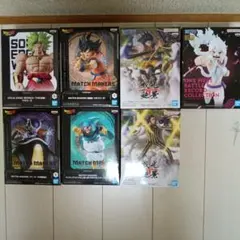 新作含むドラゴンボール、ワンピースフィギュア7体セット