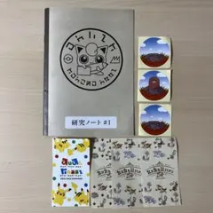 ポケパークカントー　研究ノート　乗り物半券