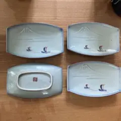 さしみ皿4枚セット 有田焼三弘のサムネイル