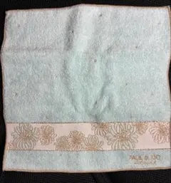 【タグなし】PAUL & JOE 花柄刺繍ハンカチ