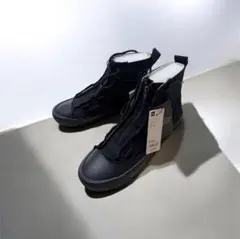 【完売・新品未開封】GU×アンダーカバー ブラック ハイカットスニーカー 27のサムネイル