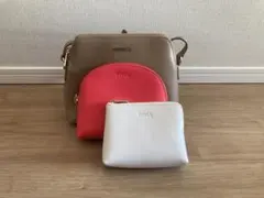 【美品】FURLA ミニショルダー&ポーチ 3点セット