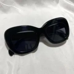 新品 オーバーサイズフレーム サングラス ブラック韓国 Y2K バイク 黒 個性
