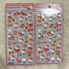 ボンボンドロップシール　キティ　ハローキティ　正規品　2点セット　赤キティちゃん