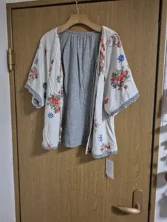 SUPER HAKKA 花柄 半袖 カーディガンのサムネイル