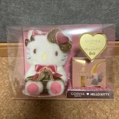 [2点セット] サンリオ GODIVA ハローキティ キティちゃん 2026 ぬいぐるみ マスコットホルダー 新品 サンリオ ゴディバ＆マスコットホルダー ハローキティ 2026年