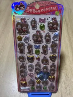 【正規品】うるちゅるポップシール　もんちっち