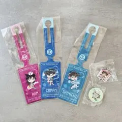 新品未使用 くら寿司 コナン ラゲッジタグ 缶バッジ チャーム