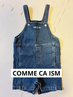 COMME CA ISM デニム　オーバーオール 80