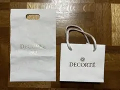 DECORTÉ ショップ袋 ホワイト 小型 ミニ