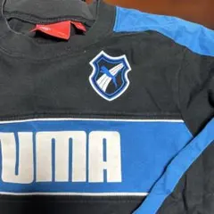 PUMA 長袖カットソー 黒/青&キルティングバッグ