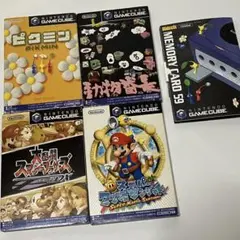 ゲームキューブ ソフト4本まとめ売り メモリーカード2本付き