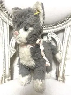 美品　Steiff　シュタイフ　バーマンキャット　ぬいぐるみ　廃盤品 美品 Steiff シュタイフ バーマンキャット ぬいぐるみ 廃盤品