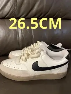 26.5cmNike コート ビジョン LO スニーカー ホワイト/ブラック新品
